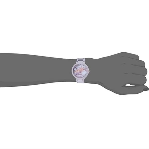 Women's Rubberized Bracelet Watch Lavender - Picture 4 of 6